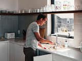 Kitchen of Jon Staff’s Fire Island Home by Hufft