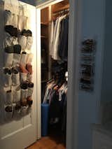 Before: The original layout had several small closets scattered across the top floor, all of which were cramped and unorganized.