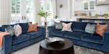 Richmond Hill's Lumar Interiors loved the gorgeous and traditional style of this custom home and accentuated that element with a refreshing take on classic design with modern touches. The textiles and on the upholstery feature warm and cool colors like blue, grey, and orange but are beautifully balanced. Explore their work here: https://www.lumarinteriors.com/ 