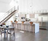 Bright, airy kitchen with modern lines