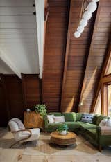 Old tiles swapped for maple hardwood floors reflect natural light