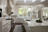 Functional layout in kitchen offers easy flow and accessibility