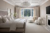 The bedroom design blends luxury and warmth for a tranquil escape