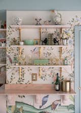 Curated display meets thoughtful design in this serene space