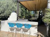 Back patio with fireplace and BBQ - 2024