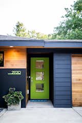 BM Snow cone green on the front door.  SW Black Magic on house 