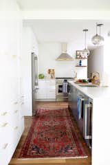 Ikea kitchen cabinets, with semihandmade fronts on island. 