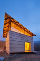 Exterior, Shingles Roof Material, House Building Type, Gable RoofLine, and Wood Siding Material  Photo 4 of 11 in The House of Three Trees by Jae Kim Architects+Researchers