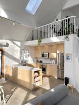 View of the kitchen from the living room.