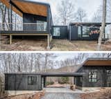 Exterior, Metal Roof Material, Shed RoofLine, Wood Siding Material, and Cabin Building Type  Photo 15 of 18 in Sapphire Cabin by Rusafova Markulis Architects