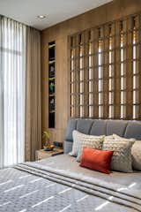 The bedroom of the floor is inter-connected with the central bedroom through the balcony. The Screening design is captivated in such a way that a small ray of sunshine is always present in the room bringing the positive synergy in it.
