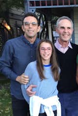 Jonathan Feldman poses with his father, Dan, and his daughter, Sasha.