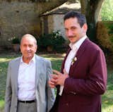 Jean-Christophe Petillault with his father, Georges.