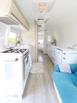 Mother-daughter design duo Tristan and Lynne Knowlton of Design The Life You Want To Live chipped away at the renovation of this 1976 Sovereign International Land Yacht over the course of a year. "At first, we intended on doing the renovations with the idea of renting out the Airstream on Airbnb," says Lynne. "But when phases one and two were complete, we fell in love with it [even more] and decided to take it out for a cross-country tour."