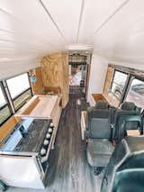 Buster the Bus with Ford Transit seats installed