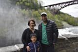 Director and buildings lead at IBI Group Ari Bose enjoys a trip to Letchworth State Park in Rochester, New York, with his wife, Minali Singh, and their son Vian Singh Bose.