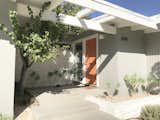 Exterior, Metal Roof Material, Flat RoofLine, Stucco Siding Material, Mid-Century Building Type, and Wood Siding Material Walkway to Heaven: Front   Photo 1 of 9 in The Oscar House by Todd Bachenheimer
