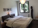 Comfortable bedroom with queen bed.