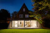 Exterior of the SH House by Atelier van Wengerden at night