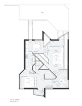 Level-two floor plan of the Netsch House restoration by SOM.
