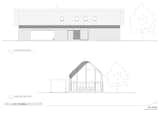 Southeast and Southwest elevations of The Barn by Paul Uhlmann Architects.&nbsp;