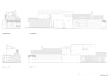 Elevations of Dairy House by Dan Gayfer Design showing how the extension wraps around the original building.