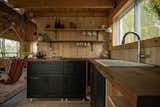 Kitchen of Canadian Castaway Off-Grid Cabin.