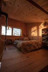 Bedroom of Canadian Castaway Off-Grid Cabin.