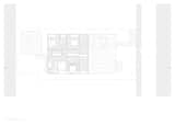 Level-two floor plan of Culver City Case Study House by Woods + Dangaran