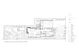 Ground floor plan of Laurel Grove by Kirsten Johnstone Architecture. "The home has a tightly resolved and carefully curated floor plan that responded to all the elements of the brief for this family of three," says Johnstone.