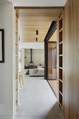 The entire ground floor has a burnished concrete floor slab with in-slab hydronic heating. This lends a subtle and warm tone to the floor and pairs beautifully with the timber elements throughout the home.
