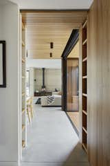 Hallway and storage of Laurel Grove by Kirsten Johnstone Architecture.