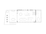 Upper floor plan of Kahshe Lake Cottage by Solares Architecture