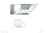 Basement and ground-floor plans of Silver Linings by Rachcoff Vella Architecture
