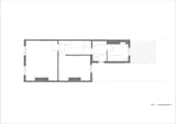First floor plan of Zigzag Roof House by 4 S Architecture before the extension
