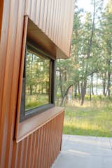 Exterior window of Treegazer cabin.