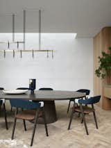 Dining room of Bring to Light Terrace House by Stafford Architecture.