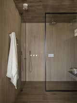 Shower of Bring to Light Terrace House by Stafford Architecture.