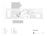 Floor plan of Five Yard House by Miró Rivera Architects