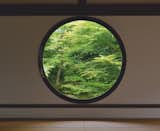 Genkō-an, a Zen Buddhist temple in Kyoto, Japan, features two distinctly shaped windows that symbolize enlightenment (the circular window) and delusion (a neighboring square window). "The ‘borrowed landscape’ that is offered by these windows is carefully orchestrated—just as a painter would compose a painting," says Walker.