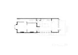 The ground floor plan of the Concrete Plinth House by DGN Studio.