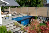 Modpools builds self-contained, modular pools that can be used above, below, or partially in-ground. The pools come in sizes ranging from 8-by-12 feet to 12-by-40 feet.
