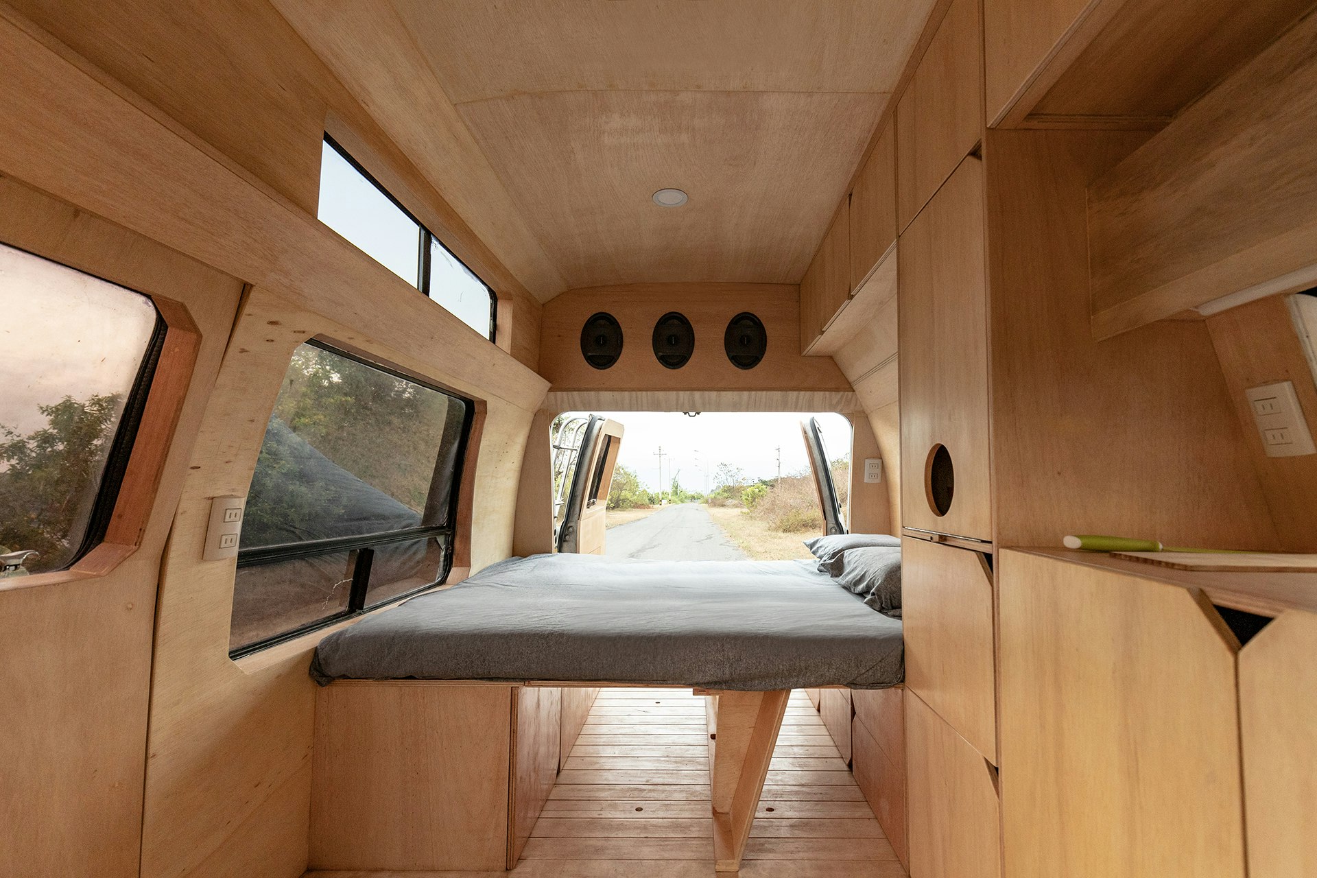 This Chevy Camper Van's Wondrous Wooden Interior Will Make You Look Twice -  Dwell