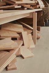 The hives are crafted from off-cuts from Dinesen floor boards.  Photo 3 of 14 in This Cute Wooden Shelter Is Like an Apartment Building for Bees