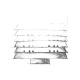 Sketch of the Habeetats shelter by Jeppe Utzon