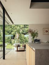 Kitchen and living room of Devon Passivhaus by McLean Quinlan