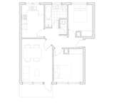 Existing floor plan of The Picador by Architecture Architecture.