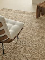 The natural golden tones of the jute in the Panama rug (in Papyrus) adds a sense of warmth, while the complementary white virgin wool creates tonal depth. “We use premium jute, which has a lovely soft luster while remaining extremely durable for family living,” says co-founder Jodie Fried. “Personally, I love jute because it has a soulful quality and is incredibly grounding.”  Photo 3 of 8 in Invite Elements of Nature Into Your Home With Armadillo’s New Rugs