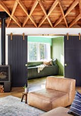 Living area of Schoolhouse Yurt Renovation