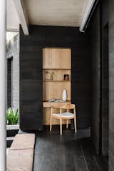 Study nook of Coburg Passive House by Melbourne Design Studios